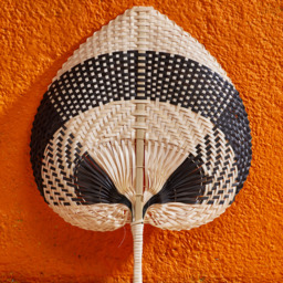 Bamboo Fan  - Black - thumbnail 2