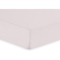 180Tc Cotton Fitted Sheet - Blush / Superking