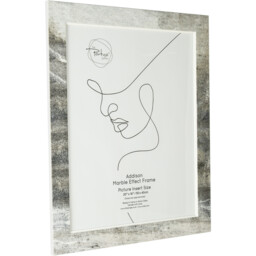 Addison Marble Effect Frame  - Grey / 20 x 16in - thumbnail 2