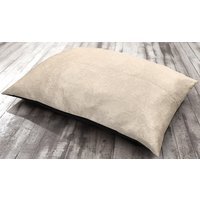 Elegant Swirl Pattern Lounging Cushion with Non-Slip Base - CREAM