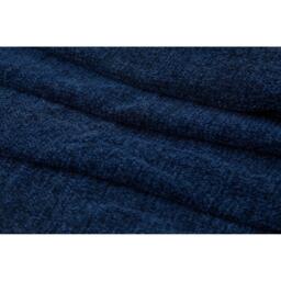 Darcy Tassel Blanket Throw - Navy / 150x200cm - thumbnail 2
