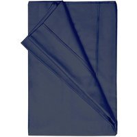 200 Thread Count Egyptian Cotton Flat Sheet - BM116 - Navy / Double / See the label