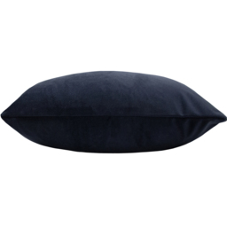 Sunningdale Velvet Cushion - Midnight / Feather / 30cm - thumbnail 2
