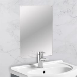 Frameless Rectangle Mirror 450 x 300mm  - Mirror - thumbnail 2