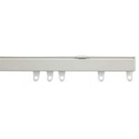 White Fineline Aluminium Curtain Track - White / 200cm - image 1