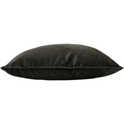 Stella Textured Cushion 45 x 45cm - Black / Polyester - thumbnail 4