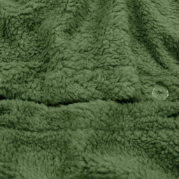 Teddy Olive Soft Cosy Thermal Fleece Duvet Set - Olive / Superking - thumbnail 3