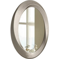 Retro Wall Large Oval Vanity Mirror for Bedroom, Bathroom, Living Room - Gold - thumbnail 1