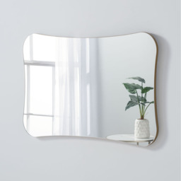 Barnsbury Curved Gold Organic Mirror - Gold / 60cm - thumbnail 3