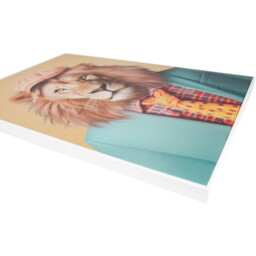 Bright Dapper Animal Framed Print - Multicolour - thumbnail 3