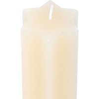 Cream Star Shaped Taper Candle for Festive Cozy Decor - White
