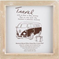 Square Deep Box Frame  - Neutral / 8x8in
