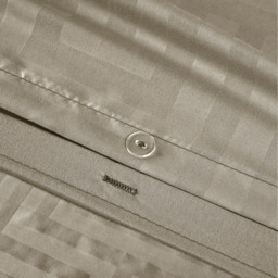 Premium Look Satin patterened duvet set - Beige / Single - thumbnail 3
