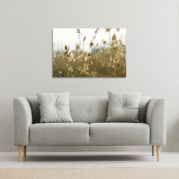 plumes Slimbridge Canvas Print - Yellow / 91cm / 61cm - thumbnail 2