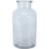 Apothecary Jar Flower Vase  H20 x 10cm Diameter - Clear