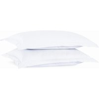 Pack of 2 Bamboo Cotton Oxford Pillowcases - White