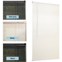 25mm PVC Venetian Blinds Windows Easy Fit - White / 117 x 160 - image 1