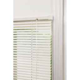 25mm PVC Venetian Blinds Windows Easy Fit - White / 117 x 160 - thumbnail 2