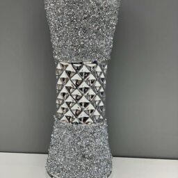 Large Ceramic Flower Vase Silver - Silver - thumbnail 2