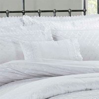 Richmond Boudoir Cushion - White - thumbnail 1