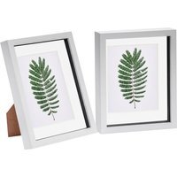 "3D Box Photo Frames - 8x10"" with 5x7"" Mount - Pack of 2 - White" - thumbnail 1