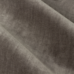 Heavy Chenille Velvet Pencil Pleat Curtains - Greige / 117cm / 137cm - thumbnail 2