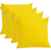 "Premium 18"" Centre Join Garden Scatter Cushion - Yellow / 4" - image 1