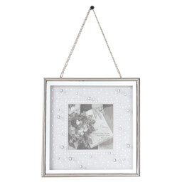 Crystal Effect Mounted Frame - Silver - thumbnail 2