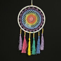 Small Dreamcatcher Pastel Rainbow MultiColor - Multicolor - thumbnail 3