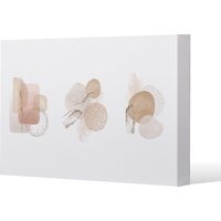 Bbeige watercolor Illustration and gold elements Canvas Print - White / 91cm / 61cm - image 1