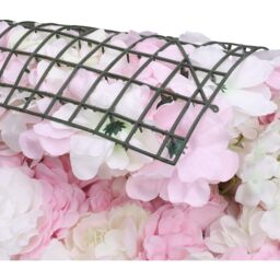 Artificial Flowers Wall Panels - White & Dusty Rose - thumbnail 5
