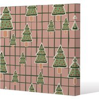 Winter Cookies Gallery Canvas - Pink / 46cm