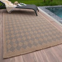Nature Collection Diamond Outdoor Rug - Blue / 200 x 290 cm Rectangle - image 1
