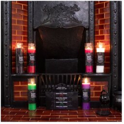 Friendship Spell Tube Candle Floral Fragrance, 70-Hour Burn, Glass Jar - Pink - thumbnail 3