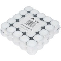 Alivio Candles Unscented Tealights 8 Hours - White