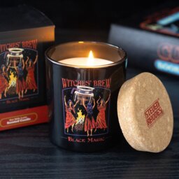Witches Brew Oat Milk Latte Candle Energizing Scent by Steven Rhodes - Black - thumbnail 2