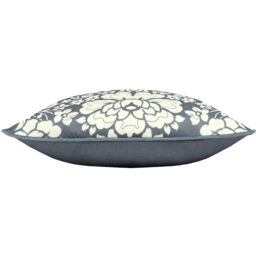 Melrose Floral Cushion - Slate Blue - thumbnail 3