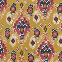 Dawson Ikat Reversible Duvet Cover Set - Amber / Double - thumbnail 5