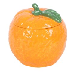 Zesty Orange Candle Jar For Fun Home Decor - Orange - thumbnail 4