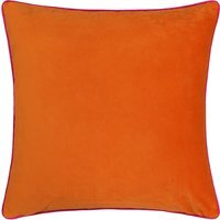 Meridian Velvet Piped Cushion - Clemantine-Hot Pink / 45cm / Polyester - image 1