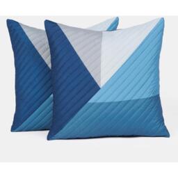 Pack of Ralph Geo Pinsonic Filled Cushions - Navy / 2 - thumbnail 3