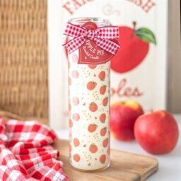 Apple Pie Scented Candle Cozy Home Decor Gift - Cream - thumbnail 5