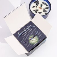 Sagittarius Zodiac Crystal Candle Gemstone Bracelet Set - Blue - image 1