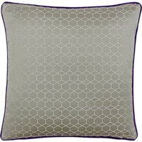 Balham Cushion - Taupe-Purple