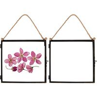 Hanging Metal Photo Frames - Black / 8 x 8 / 2 - image 1