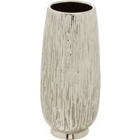 Chiara Large Blue Sand Effect Vase - Plating 10%,Stoneware 90%