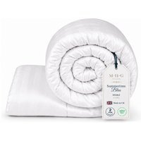3 Tog Summer Duvet Lightweight Microfibre Quilt - White / Double - image 1