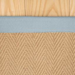 Cotton Border Jute Area Rug - Brown / 230 x 160cm - thumbnail 2