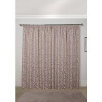 Cavendish Lined Pencil Pleat Curtains - Blush Pink / 116cm / 137cm - image 1