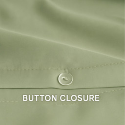Soft Touch Geometric Duvet Set - Sage / King - thumbnail 3